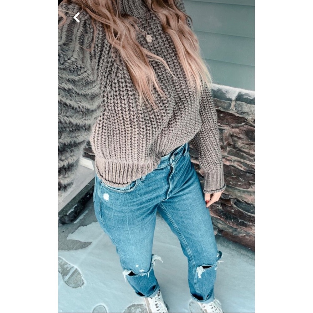 Chunky sweater!